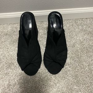 forever21 shoes, black heels, pump